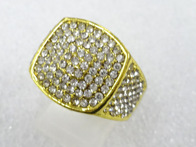 CRYSTAL FASHION RING / JP SIZE 19